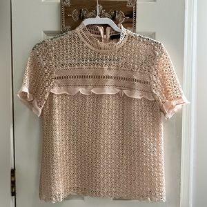 Zara woman blush top